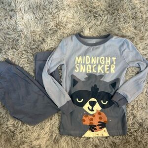 Midnight Snacker Kids Pajamas - Blue